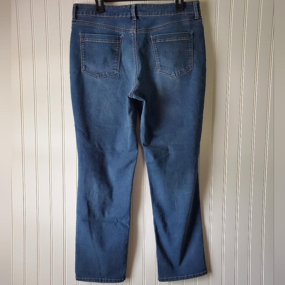 Bandolino Amy Straight Leg Jeans Sz 14